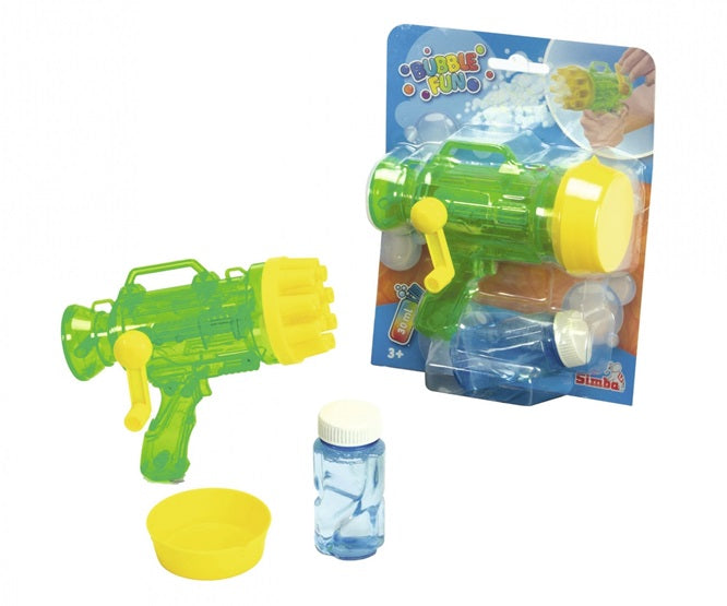 Buy Simba Bubble Fun Gun With Crank | Yallatoys.com
