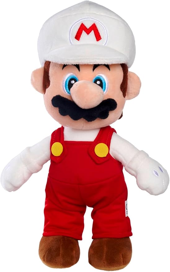 Buy Simba Super Mario Plush Toy Fire Mario 30cm | Yallatoys.com