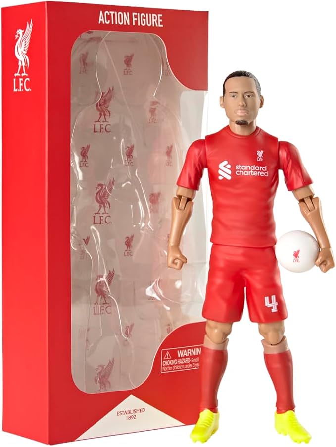 Buy Sockers Banbo Liverpool Virgil Van Dijk Figure 20cm | Yallatoys.com