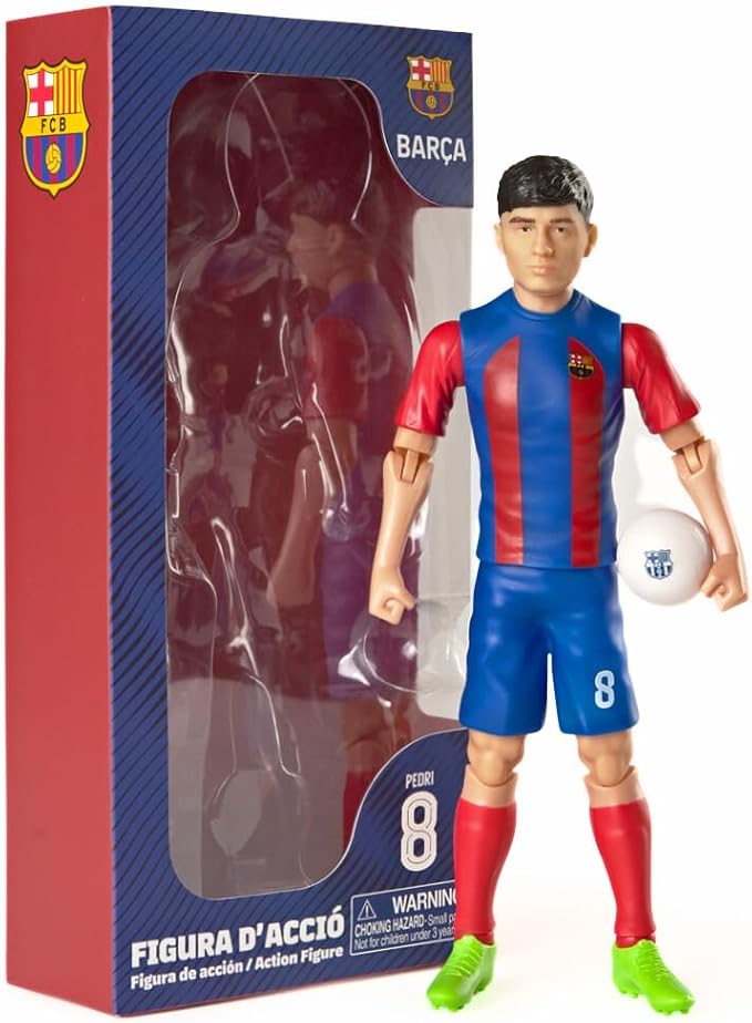 Buy Sockers Banbo FC Barcelona Pedri Figure 20cm | Yallatoys.com