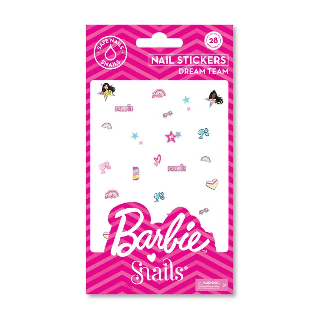 Buy Snails Barbie Nail Stickers Dream Team 28 Pcs | Yallatoys.com