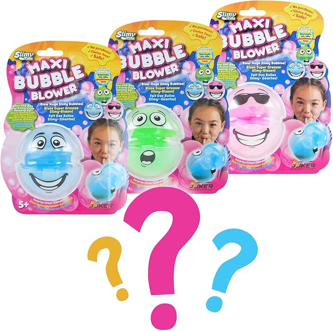 Buy Slimy Funny Maxi Bubble Blower On Blister Assorted | Yallatoys.com