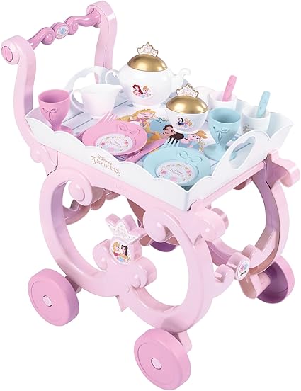 Buy Smoby Disney Princess Tea Trolley 17pcs | Yallatoys.com