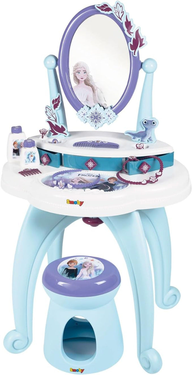 Buy Smoby Frozen Dressing Table with Lots of Accessories Disney Frozen Design | Yallatoys.com