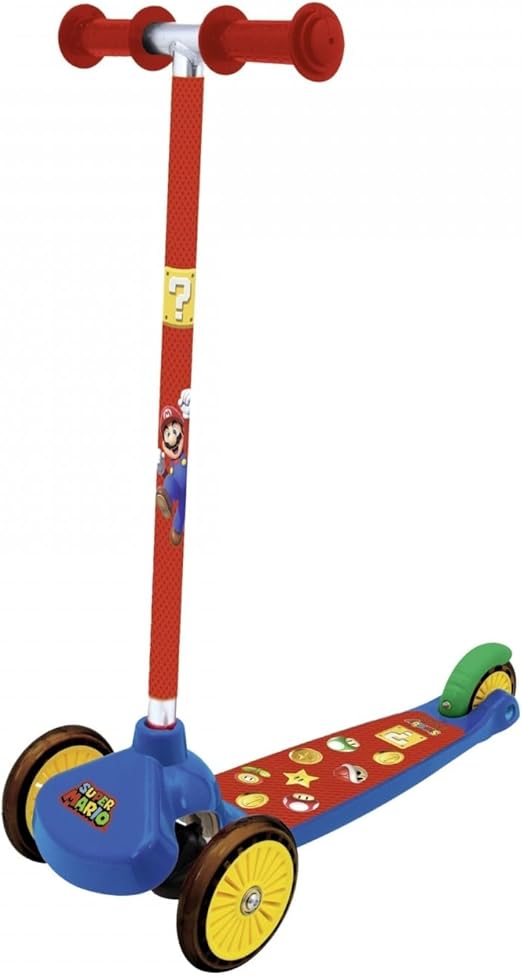 Buy Smoby Super Mario 3 Wheels Twist Scooter | Yallatoys.com