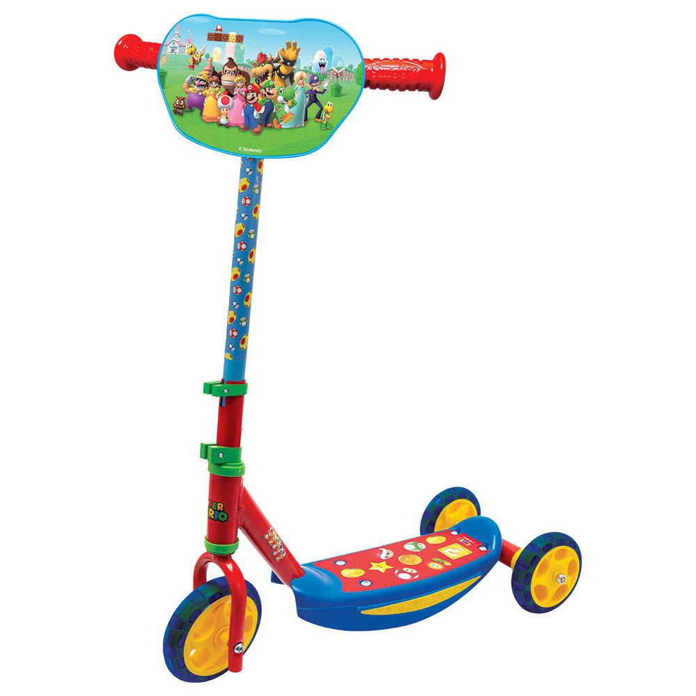 Buy Smoby Super Mario 3 Wheel Scooter | Yallatoys.com
