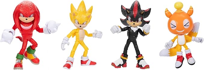 Buy Sonic 3 Movie Figure 5inch pack of 4 (Sold Separately Subject To Availability) | Yallatoys.com