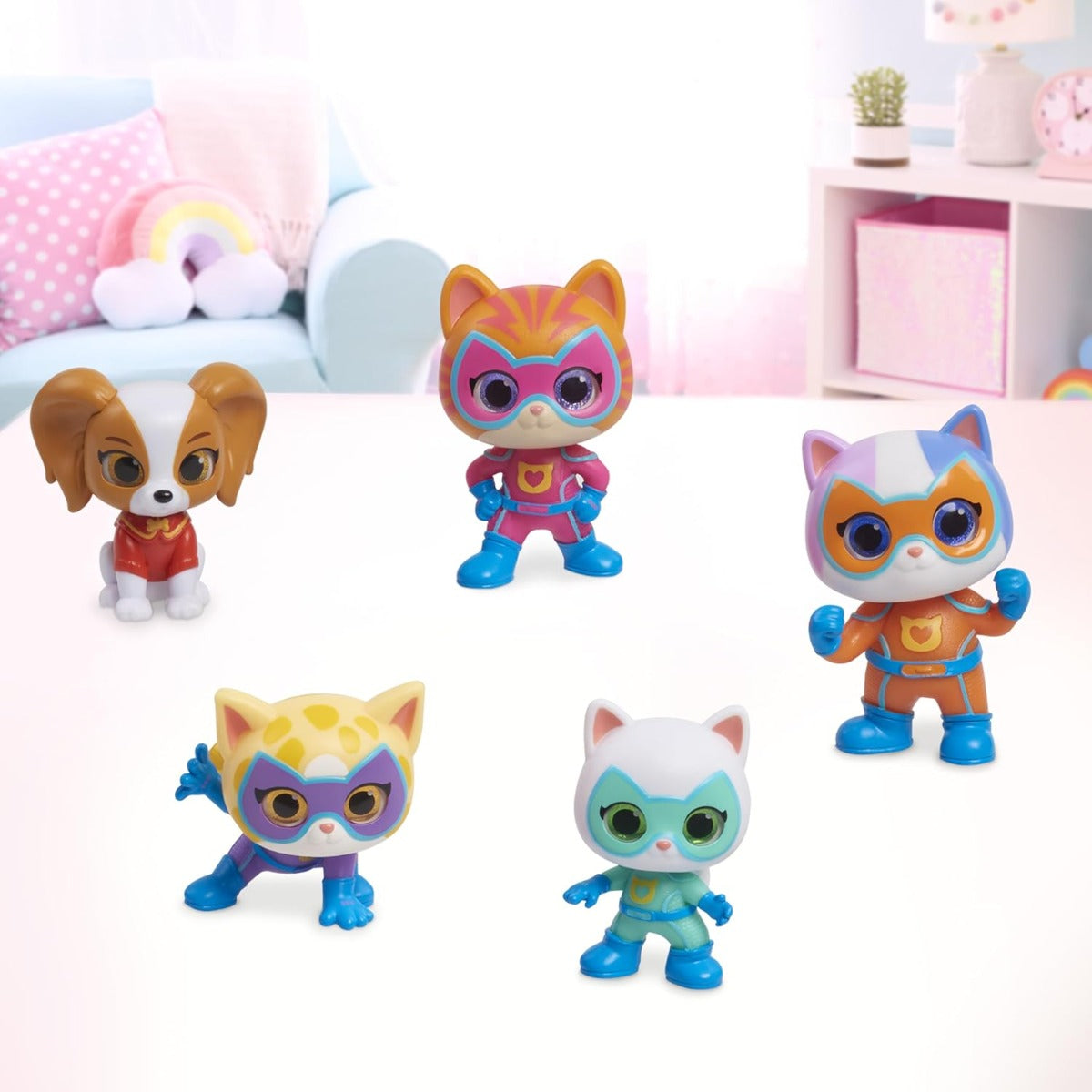 Buy Super Kitties Hero Squad 5Piece Figure Set | Yallatoys.com