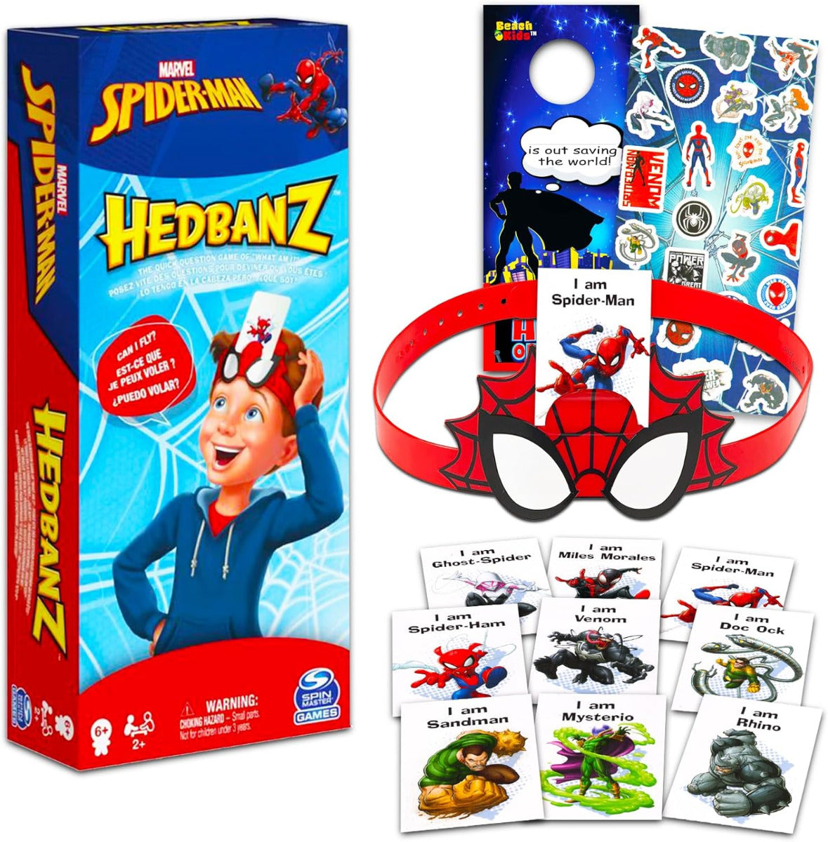 Buy Spin Master Quick Question Spiderman Hedbanz | Yallatoys.com
