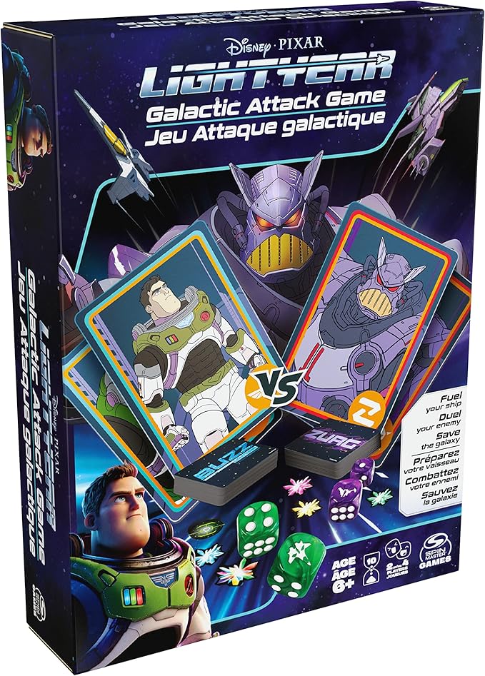 Buy Spin Master Disney Light Year Galactic Attack Game | Yallatoys.com