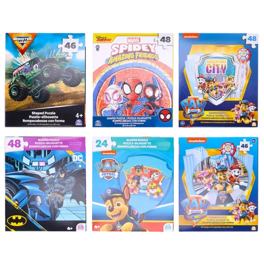 Buy Spin Master PuzzleShaped (Paw DC MonsterJam Marvel) Assorted (Sold Separately Subjected to Availability) | Yallatoys.com