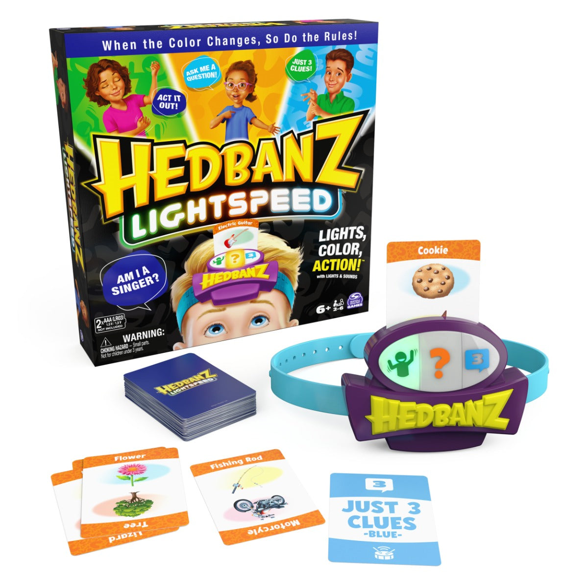 Buy Spin Master Game Hedbanz Light Speed Set | Yallatoys.com