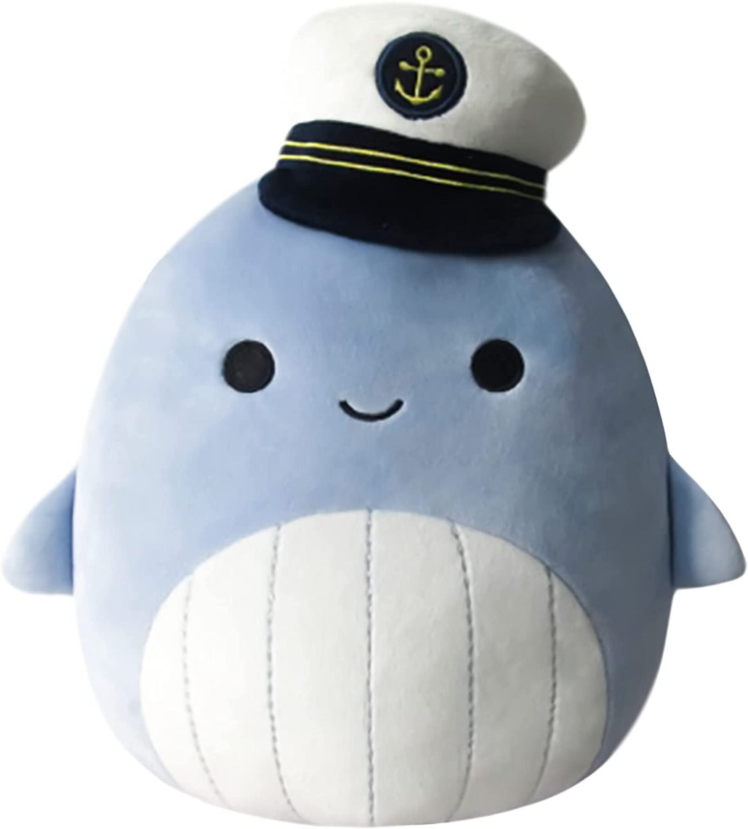 Buy Squishmallows 8inch Samir Blue Whale with Sailor Hat Little Ultrasoft Plush | Yallatoys.com