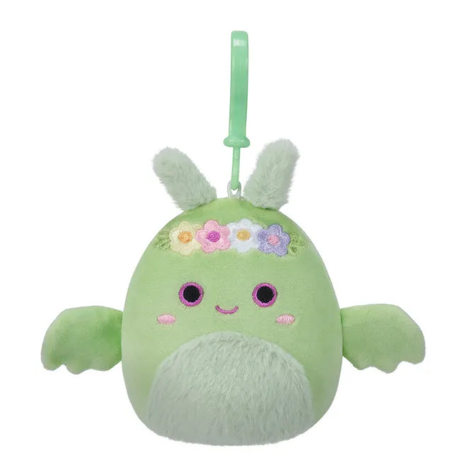 Buy Squishmallows Tove Mothman Clip On Plush Toy Mint Green | Yallatoys.com