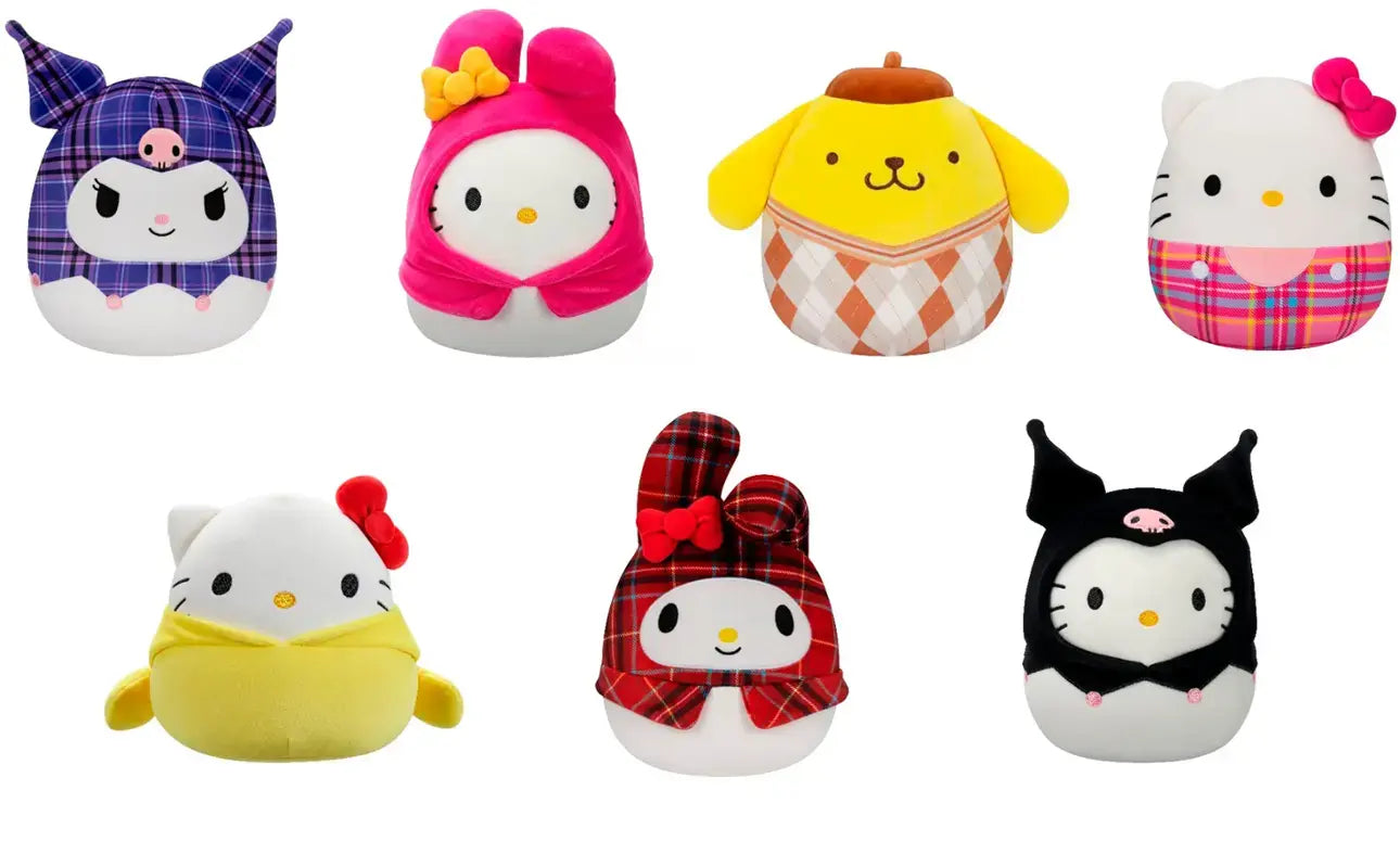 Buy Squishmallows Little Plush 8 Inches (Sanrio Plaid Assorted) 12 Pcs (Sold Separately Subjected to Availability) | Yallatoys.com