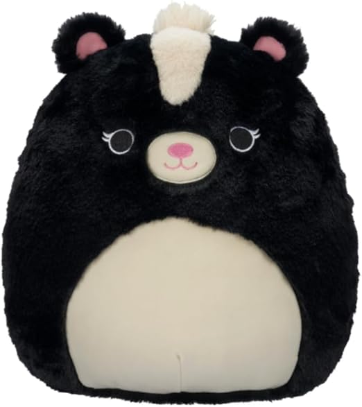 Buy Squishmallow Fuzzamallows Medium Plush Selma Black & White Skunk | Yallatoys.com