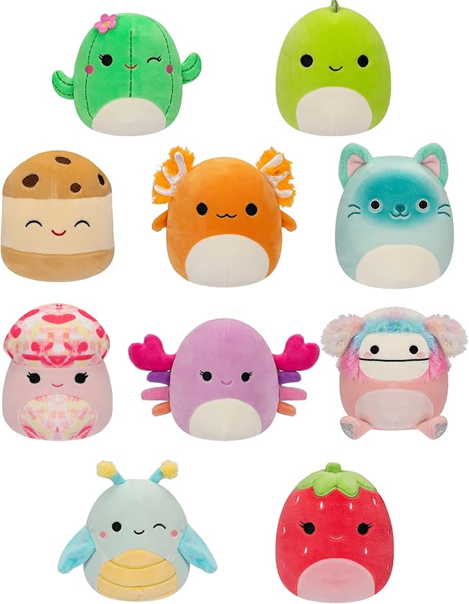 Buy Squishmallows 10Pack 5Inch Plush Toys | Yallatoys.com