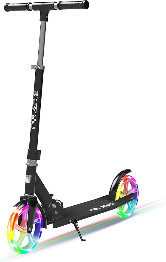 Buy Spartan Lit Polaris 2 Wheel 200Mm Scooter With Lava Led Wheels | Yallatoys.com