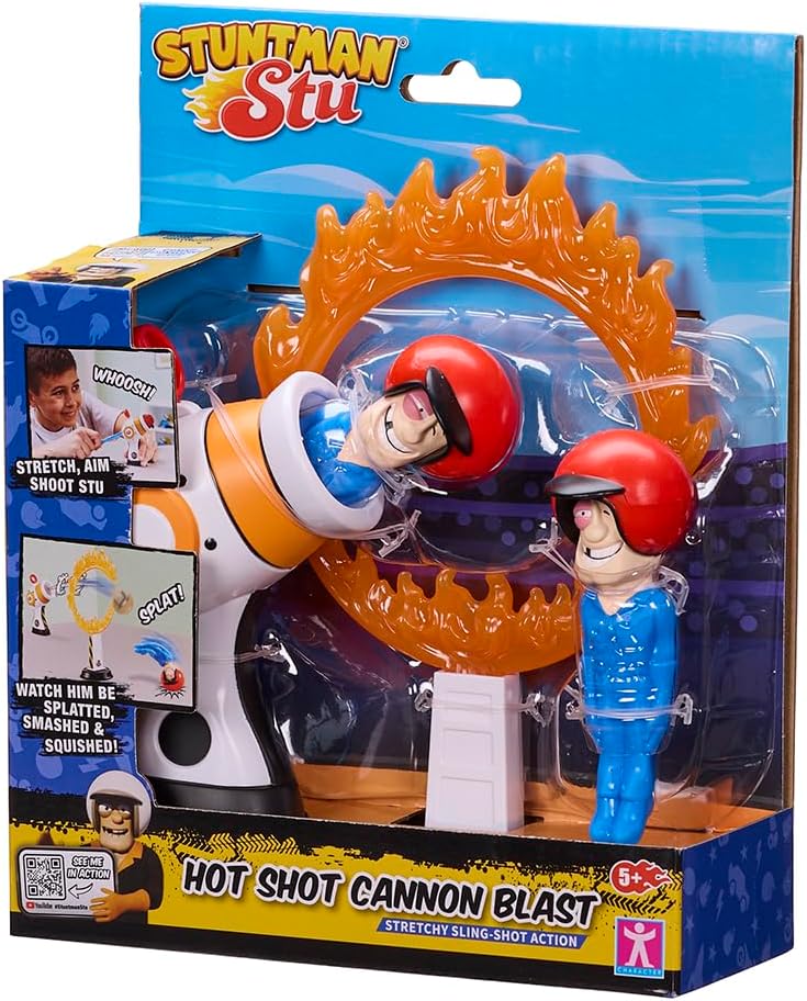 Buy Stuntman Stu Hot Shot Cannon Blast | Yallatoys.com