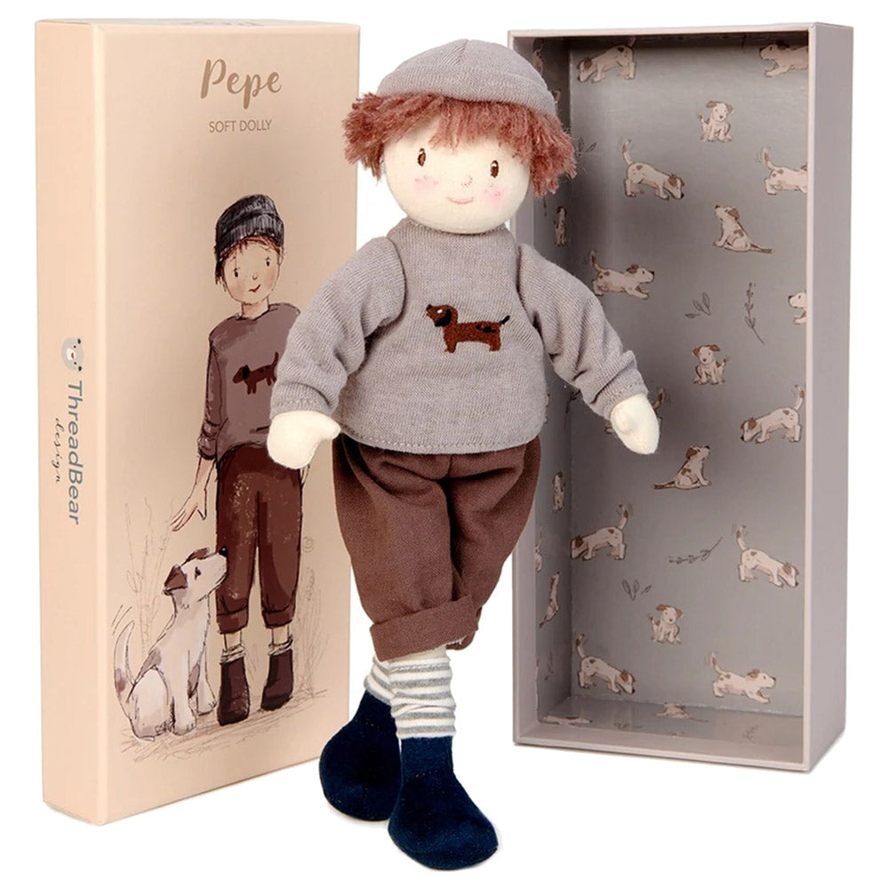 ThreadBear Design Pepe Rag Doll Thread Bear