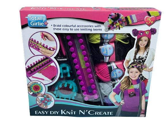 Buy Totally Girlie Easy DIY Knit N Create Arts and Crafts Learning Activity Set | Yallatoys.com