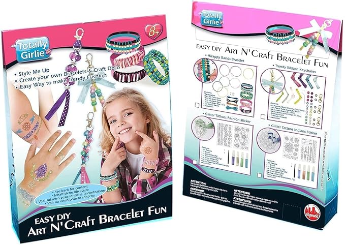 Buy Totally Girlie Art N Craft Bracelet Fun | Yallatoys.com