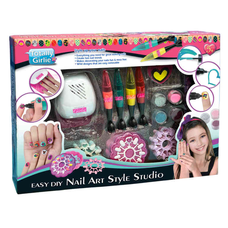 Buy Totally Girlie Nail Art Style Studio | Yallatoys.com