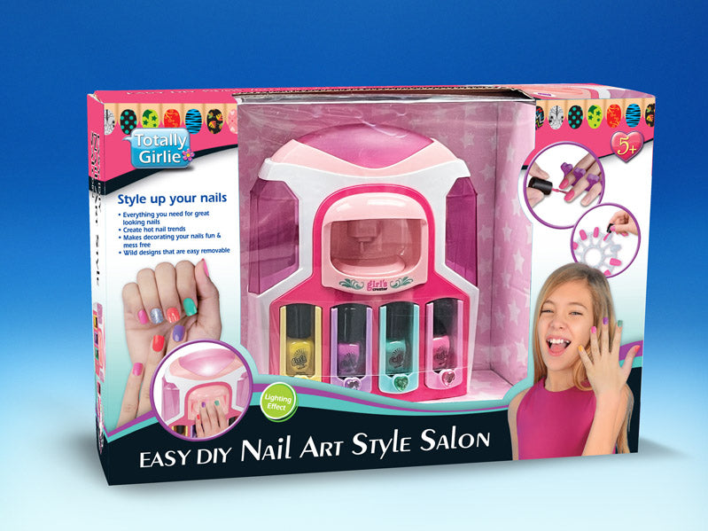 Buy Totally Girlie Nail Art Sryle Salon | Yallatoys.com