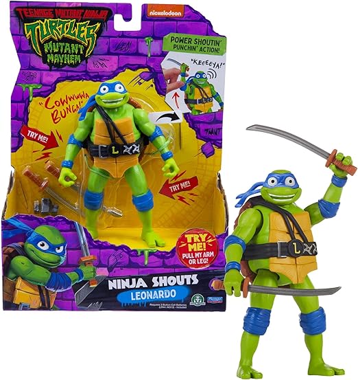 Buy TMNT Ninja Shouts Leonardo Figure | Yallatoys.com