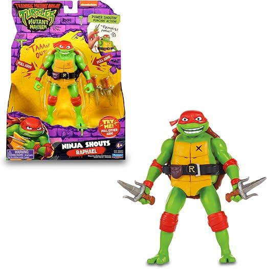 Buy TMNT Ninja Shouts Raphael Figure | Yallatoys.com