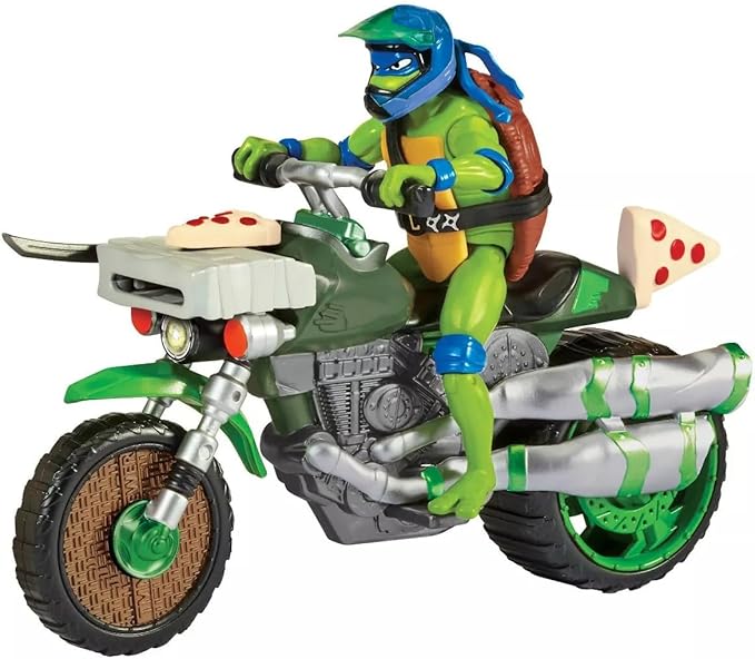 Buy TMNT Ninja Kick Cycle With Leonardo Action Playset | Yallatoys.com