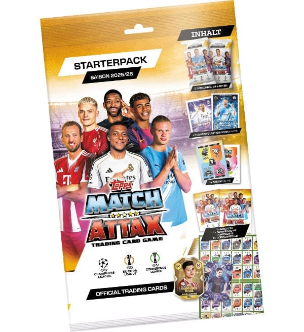 Buy Topps Match Attax 2025/26 Starter Pack (Sold Separately Subjected to Availability) | Yallatoys.com
