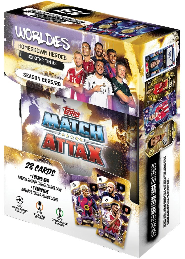 Buy Topps Match Attax 2025/26 Mini Booster Tin (Sold Separately Subjected to Availability) | Yallatoys.com