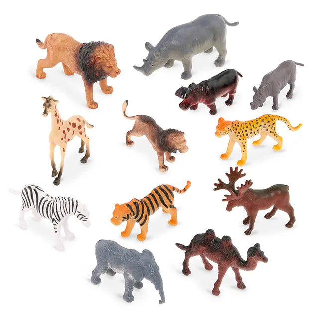 Buy Terra 12 Pieces Wild Animals Set | Yallatoys.com