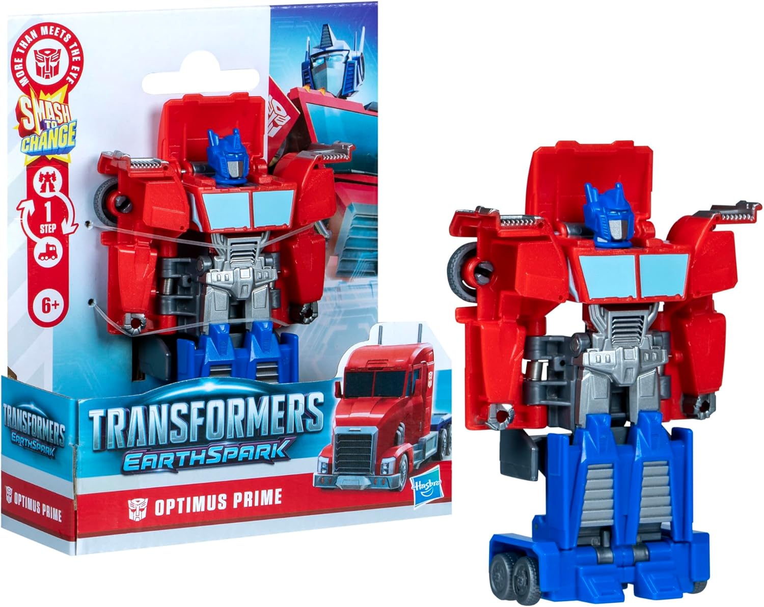 Buy Transformers EarthSpark 1 Step Smash Changers Optimus | Yallatoys.com
