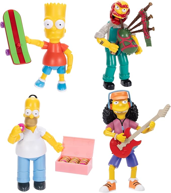 Buy The Simpsons 5inch Wave 1 Set of 4 Figures (Sold Separately Subject To Availability) | Yallatoys.com