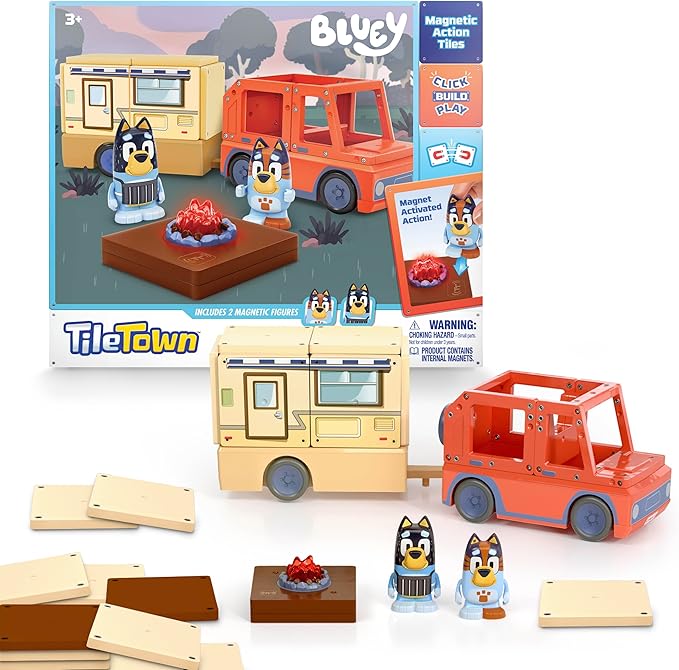 Buy Tile Town Bluey S2 Camper Tile Set | Yallatoys.com