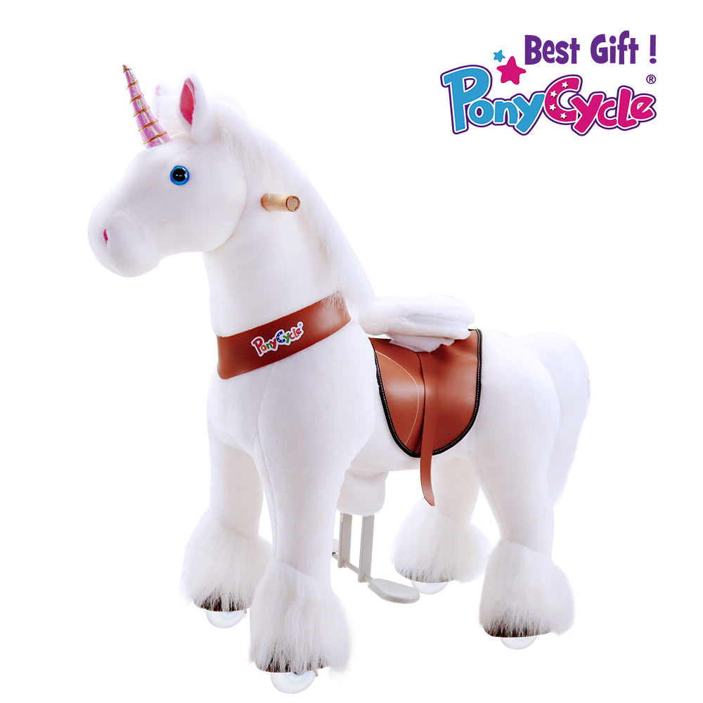 Buy Pony Cycle Vroom Rider White Unicorn Horse Ride On | Yallatoys.com