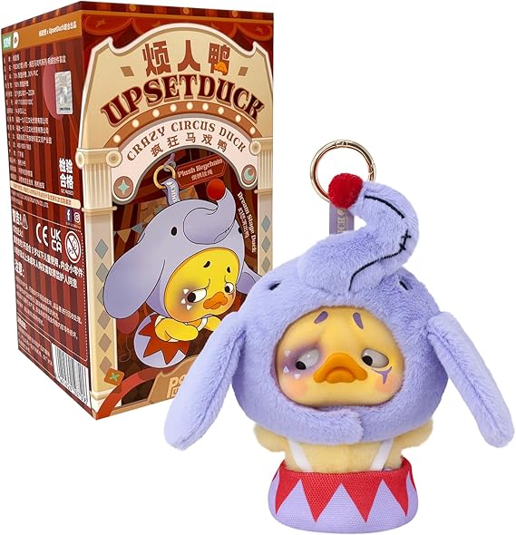 Buy Pocket Upsetduck Crazy Circus Duck Plush Keychain Blindbox (Sold Separately Subjected to Availability) | Yallatoys.com
