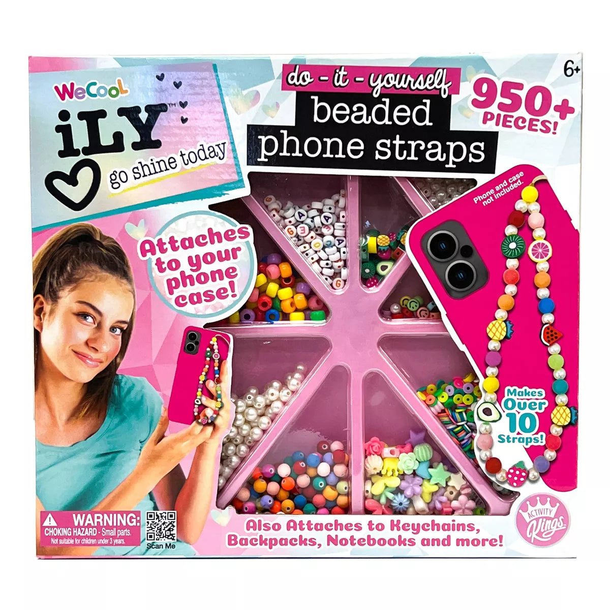 Buy Wecool Diy Beaded Phone Straps | Yallatoys.com