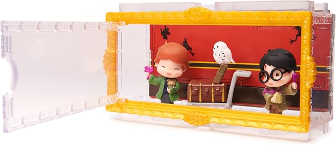 Buy Wizarding World Harry Potter Figures Set with Harry Ron Hedwig & Display Case | Yallatoys.com