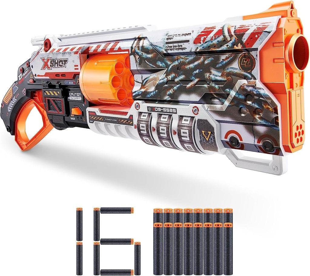 Buy X Shot Skins Lock Blaster with 16 Darts | Yallatoys.com
