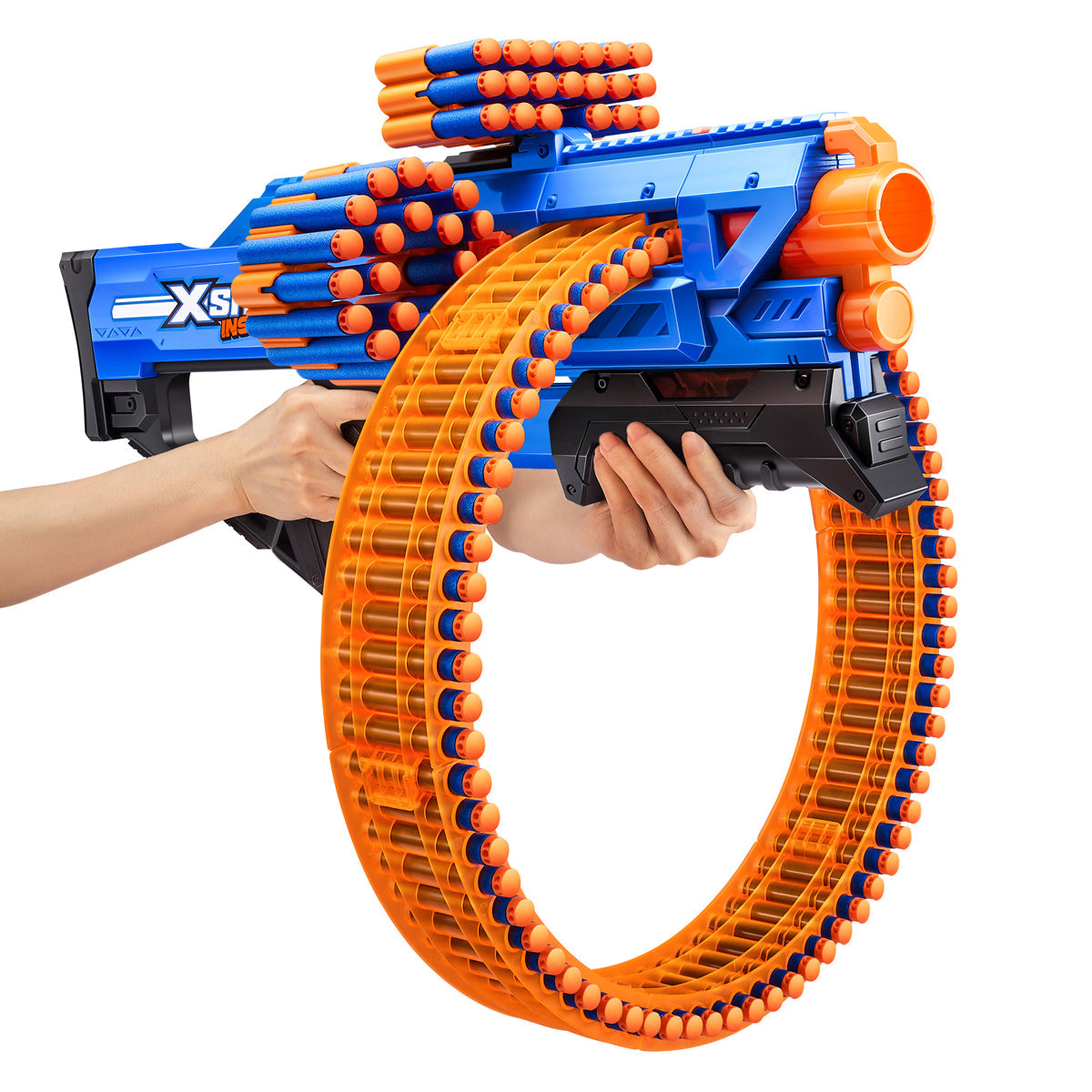 Buy X Shot Insanity Mad Mega Barrel with 72 Dart Shooter | Yallatoys.com