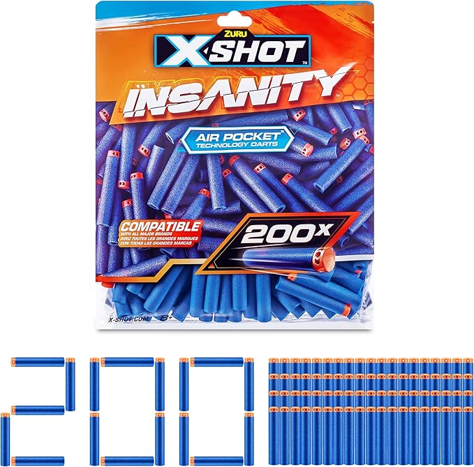 Buy X Shot Insanity Refill Darts (200pk) | Yallatoys.com