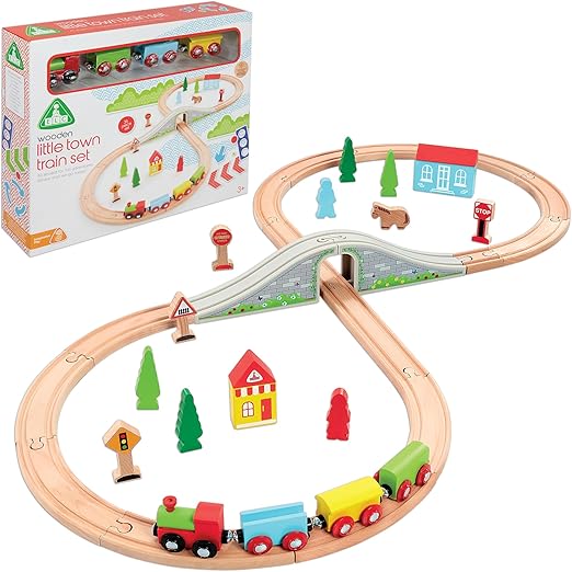Buy Wooden Little Town Train Set | Yallatoys.com