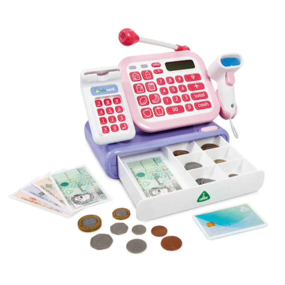 Buy Cash Register Pink V2 Battery Operated | Yallatoys.com